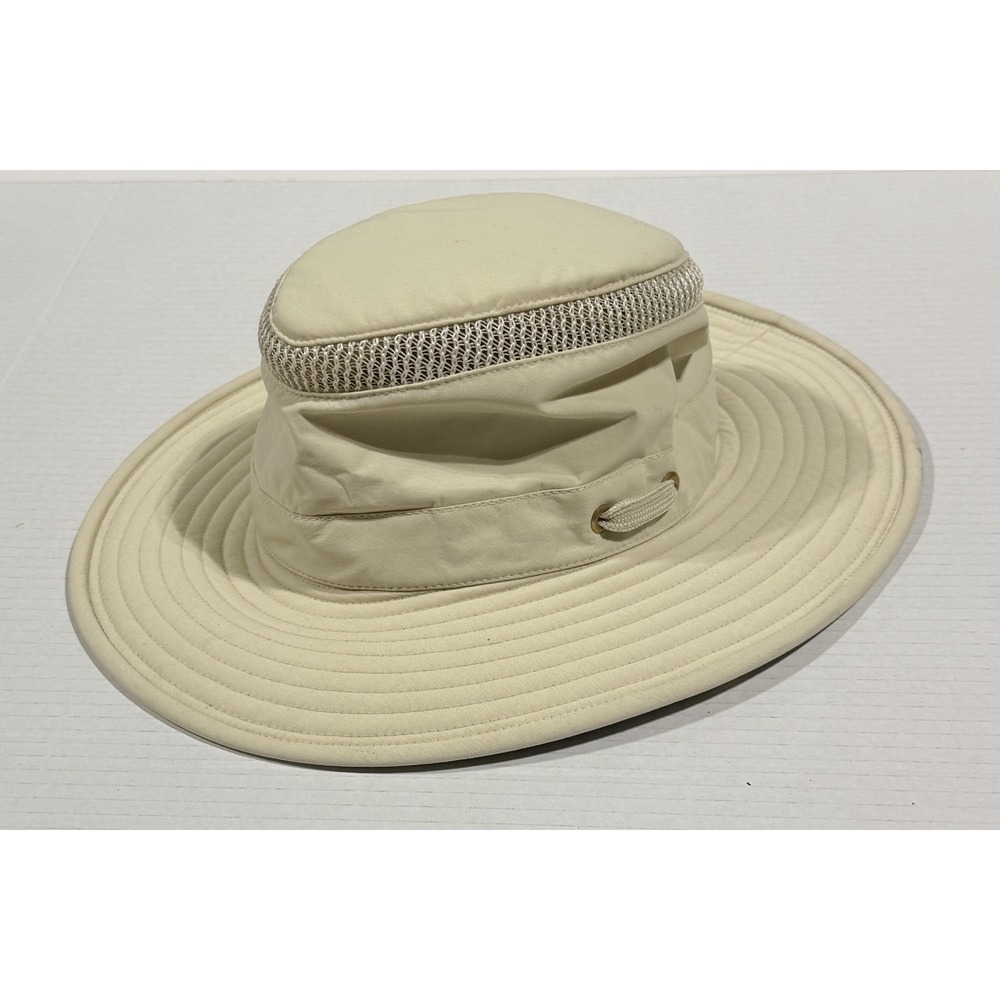 TILLEY Endurables Airflow - Sun UV Repels Rain Floaing Tie-On Hat - Size 7 1/8